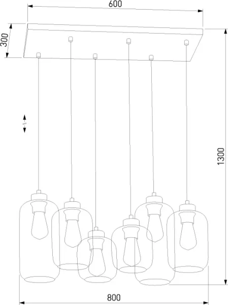 Подвесной светильник Marco 1027 Marco Graphite - фото схема