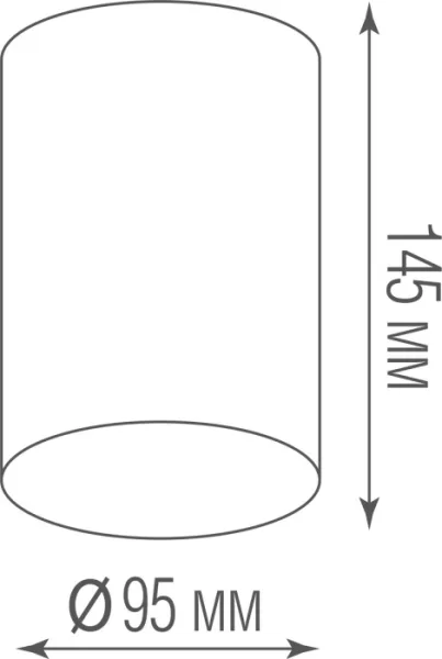 Точечный светильник Cap DL20172R1W - фото схема