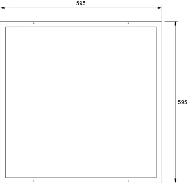 Светодиодная панель Люгер 10 CB-C0907010 - фото схема