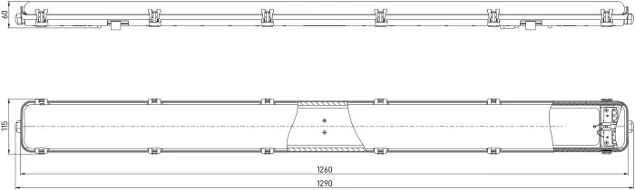 Настенно-потолочный светильник  SPP-103-0-102-120 - фото схема