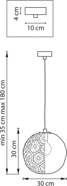 Подвесной светильник Fermo 724214 - фото схема