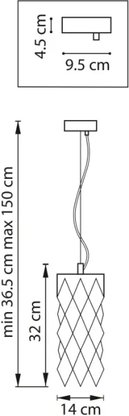 Подвесной светильник Limpio 722034 - фото схема
