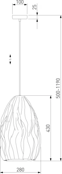Подвесной светильник Sinki 30186/1 белый - фото схема