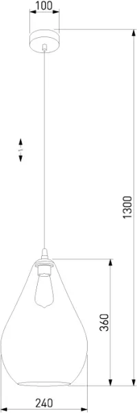 Подвесной светильник Fuente 2326 Fuente - фото схема