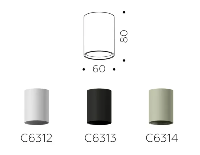 Основание для светильника C C6314 - фото схема