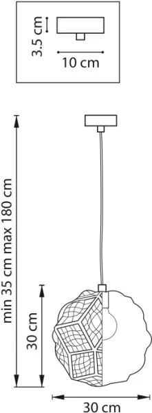 Подвесной светильник Fermo 724312 - фото схема