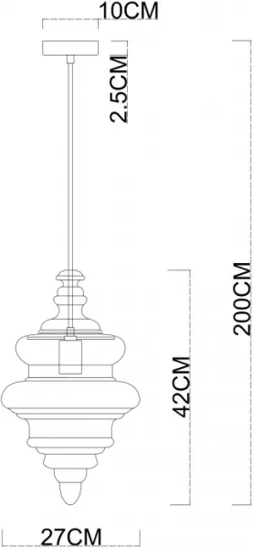 Подвесной светильник Maumee 5000/04 SP-1 - фото схема