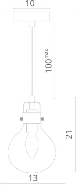 Подвесной светильник Houston 1001/16 SP-1 - фото схема