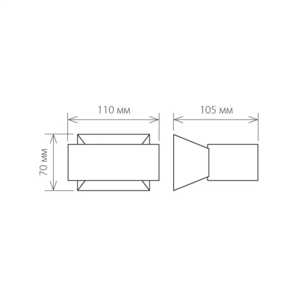 Архитектурная подсветка Blinc 1549 TECHNO LED - фото схема