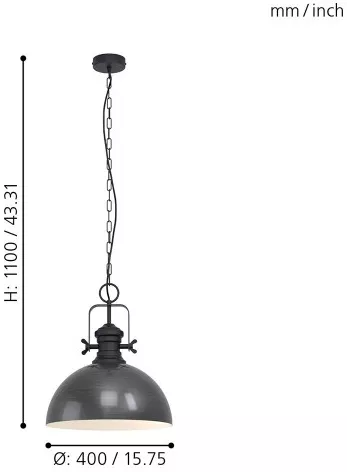 Подвесной светильник Combwich 43052 - фото схема