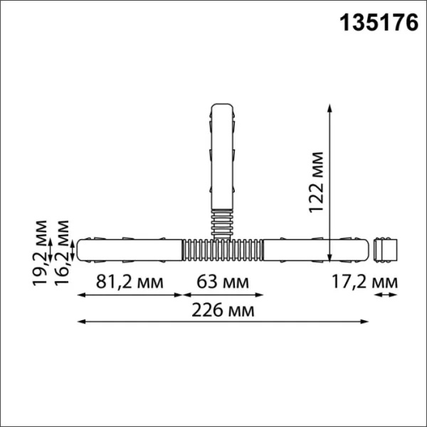 Коннектор Flum 135176 - фото схема