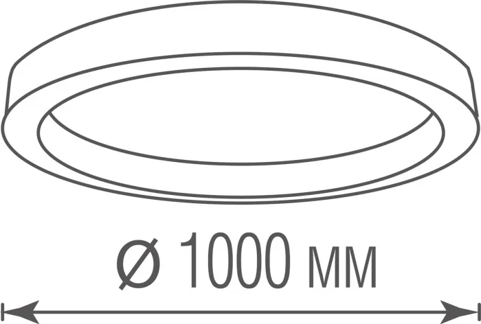 Потолочный светильник Aura DL1000C90NW Black - фото схема