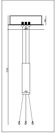 Универсальное крепление Ceiling & Wall C032C-03-MG - фото схема