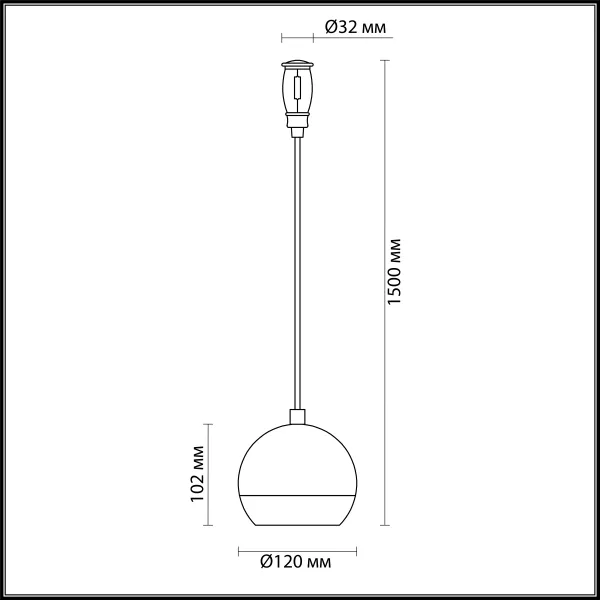 Трековый светильник Cemeta 3801/1 - фото схема