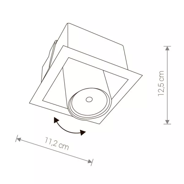 Точечный светильник Eye Mod 8936 - фото схема