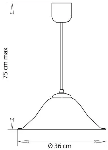 Подвесной светильник Cucina A3320SP-1WH - фото схема