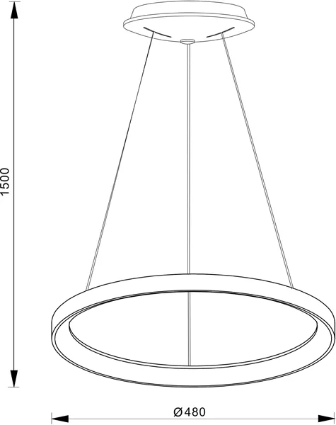 Подвесной светильник Merope 342153 - фото схема