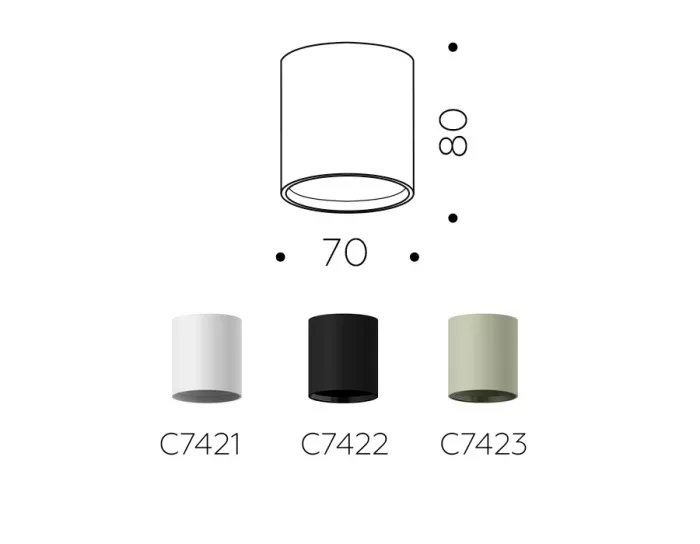 Основание для светильника C C7421 - фото схема