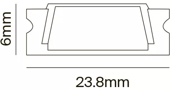 Профиль для светодиодной ленты Maytoni 04002 - фото схема