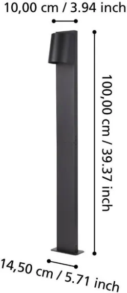 Наземный светильник STAGNONE 900692 - фото схема