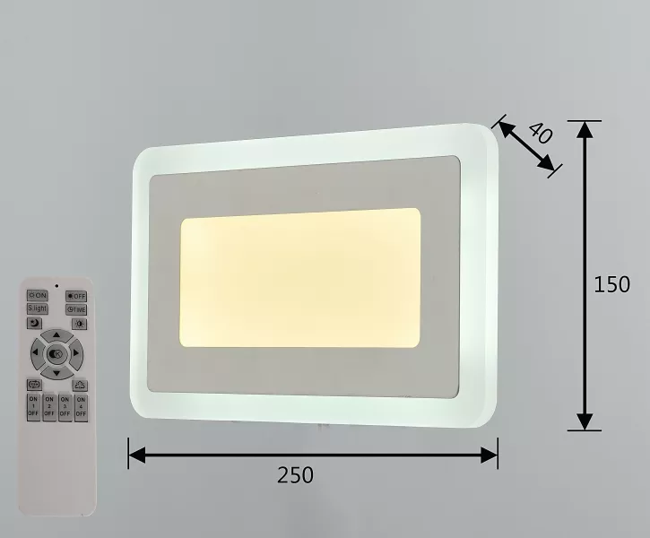 Настенный светильник с пультом светодиодный F-Promo Ledolution 2277-1W - фото схема