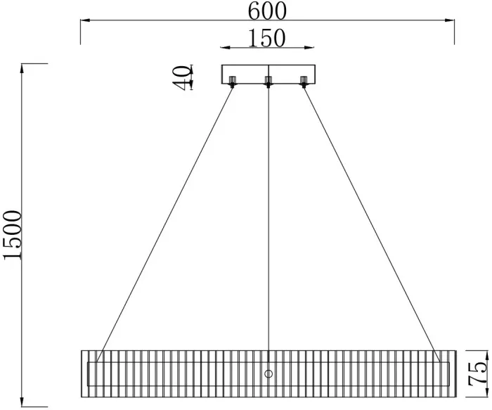 Подвесной светильник Lucen 4007/02/06P - фото схема