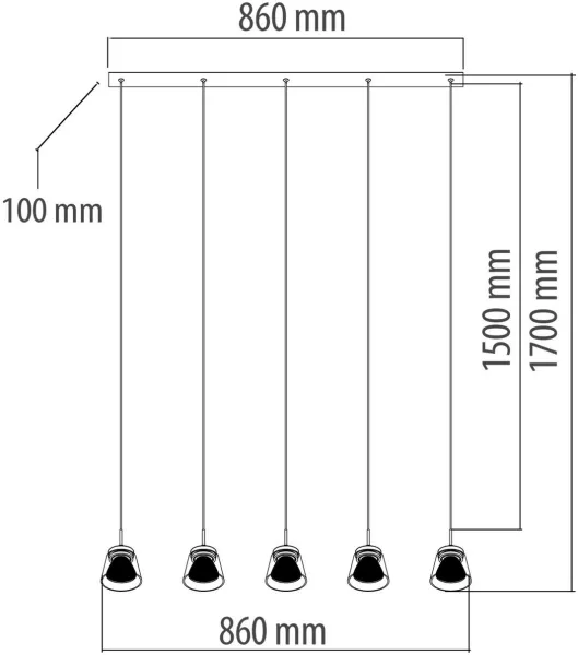 Подвесной светильник Торес 110011205 - фото схема