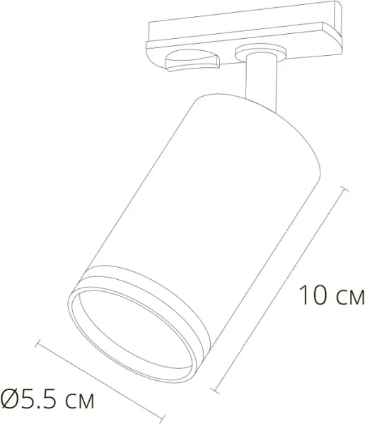 Трековый светильник Imai A2364PL-1WH - фото схема