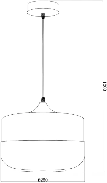 Подвесной светильник Moderli Flip V1250-1P - фото схема