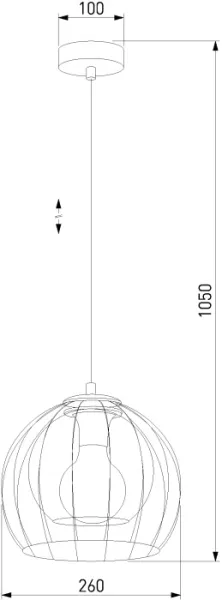 Подвесной светильник Universo 3154 Universo - фото схема