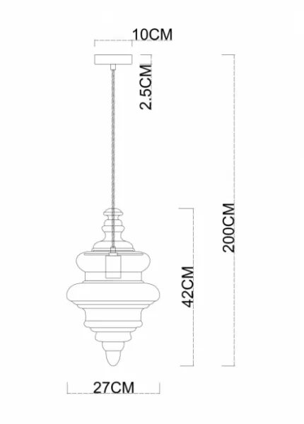 Подвесной светильник Maumee 5000/17 SP-1 - фото схема