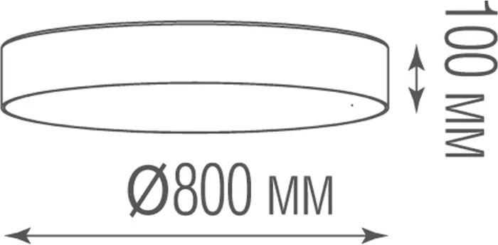 Потолочный светильник Plato C111052/1 D800B - фото схема