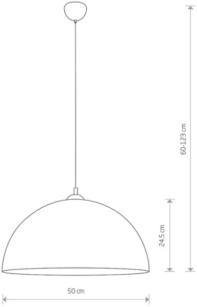 Подвесной светильник Hemisphere L 10298 - фото схема