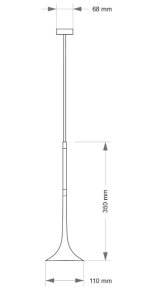 Подвесной светильник Loft LOF-ZW-1(CZ) - фото схема