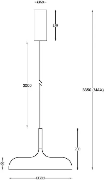 Подвесной светильник Gerhard MOD189PL-L12B3K1 - фото схема