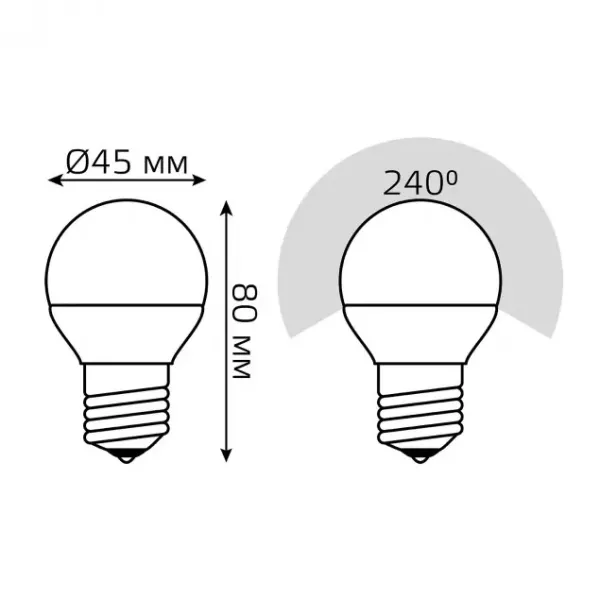 Лампочка светодиодная  105102107 - фото схема