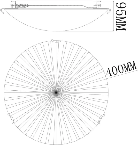 Потолочный светильник Премьера 374015901 - фото схема
