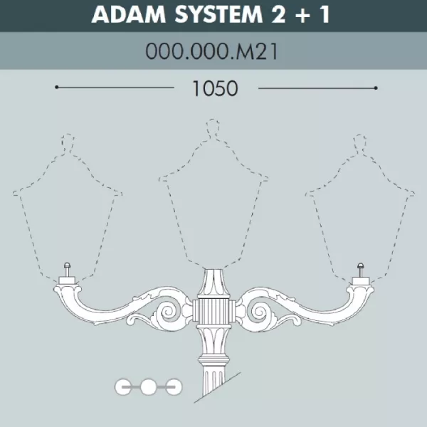 Консоль Adam 000.000.M21.A0 - фото схема