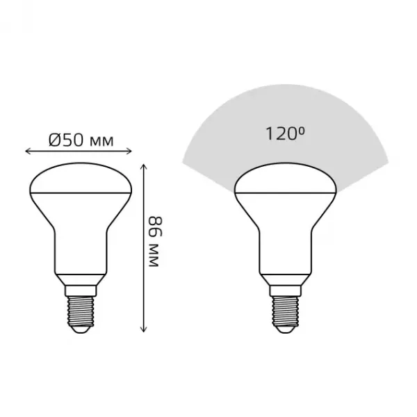 Лампочка светодиодная  106001106 - фото схема
