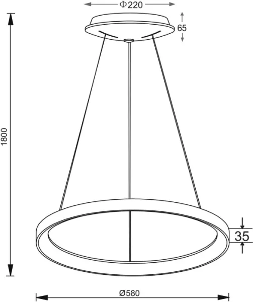 Подвесной светильник Merope 342194 - фото схема