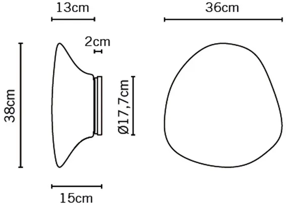 Настенно-потолочный светильник LUMI mysena F07 G17 01 - фото схема