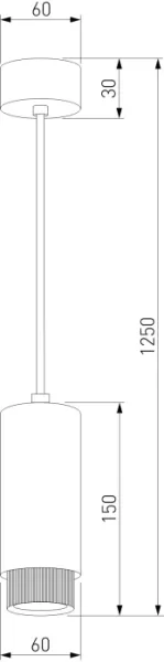 Трековый светильник Nubis 85021/01 - фото схема