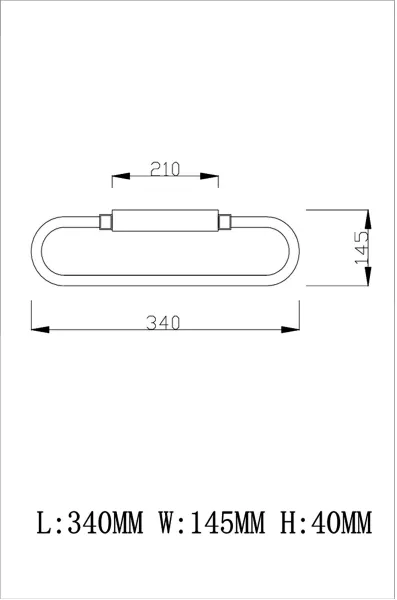 Настенный светильник Duglas V2470-WL - фото схема