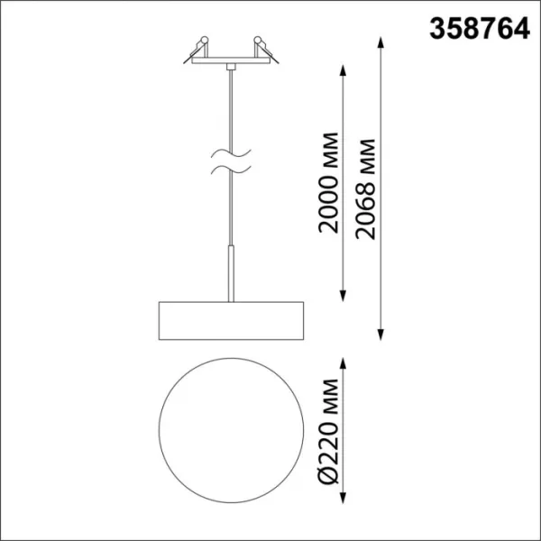 Точечный светильник Prometa 358764 - фото схема