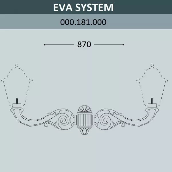 Консоль Eva 000.181.000.A0 - фото схема