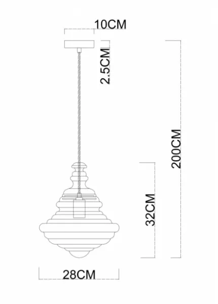 Подвесной светильник Maumee 5003/02 SP-1 - фото схема
