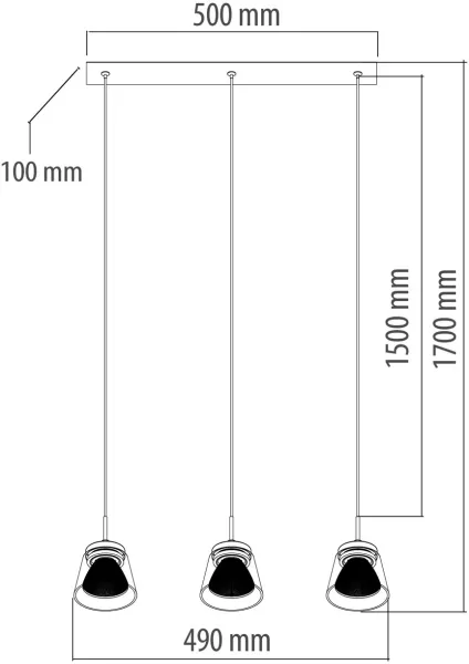 Подвесной светильник Торес 110011103 - фото схема