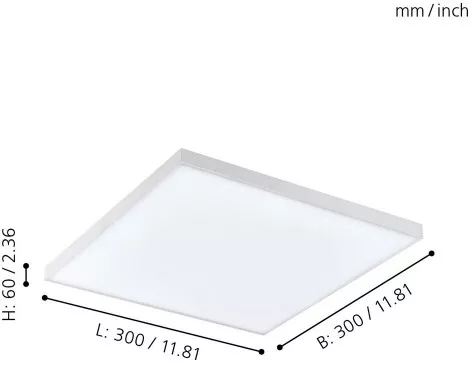 Потолочный светильник светодиодный Eglo Turcona 98901 - фото схема