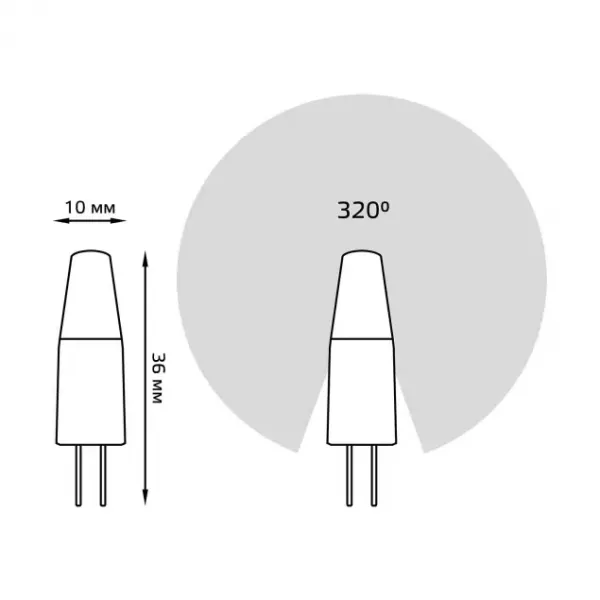 Лампочка светодиодная  207707202 - фото схема
