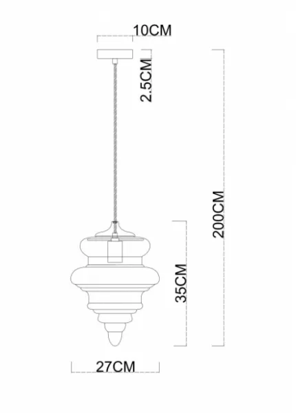 Подвесной светильник Maumee 5001/02 SP-1 - фото схема